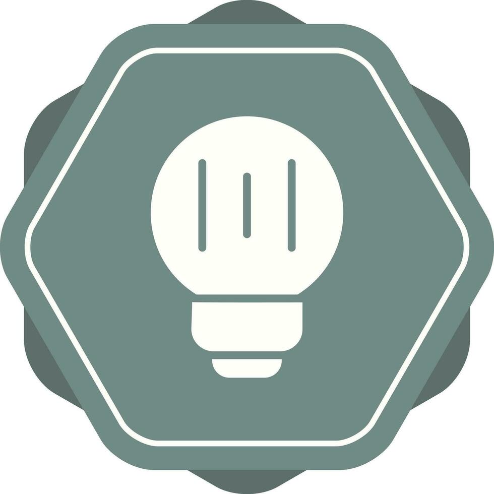 icône de vecteur d'ampoule led
