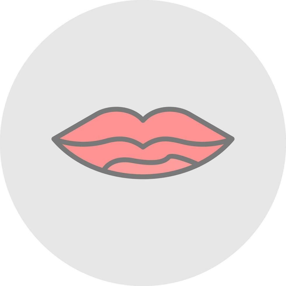 lèvre vecteur icône conception