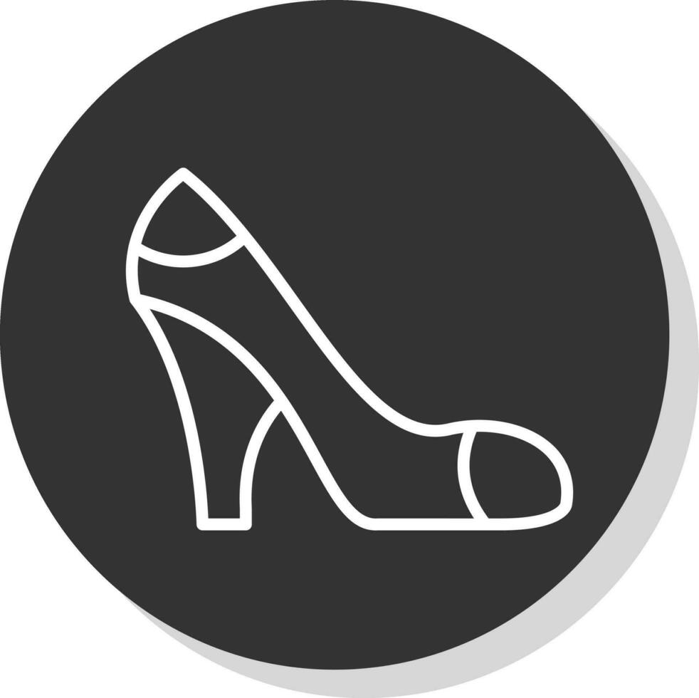 femme des chaussures vecteur icône conception