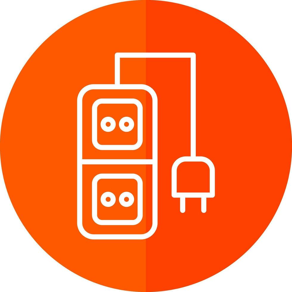 électrique prise de courant vecteur icône conception