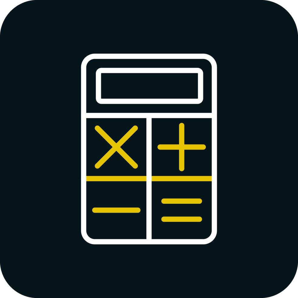 calculatrice vecteur icône conception