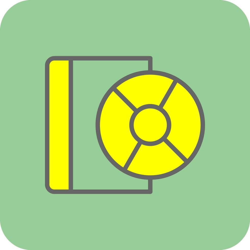 compact disque vecteur icône conception