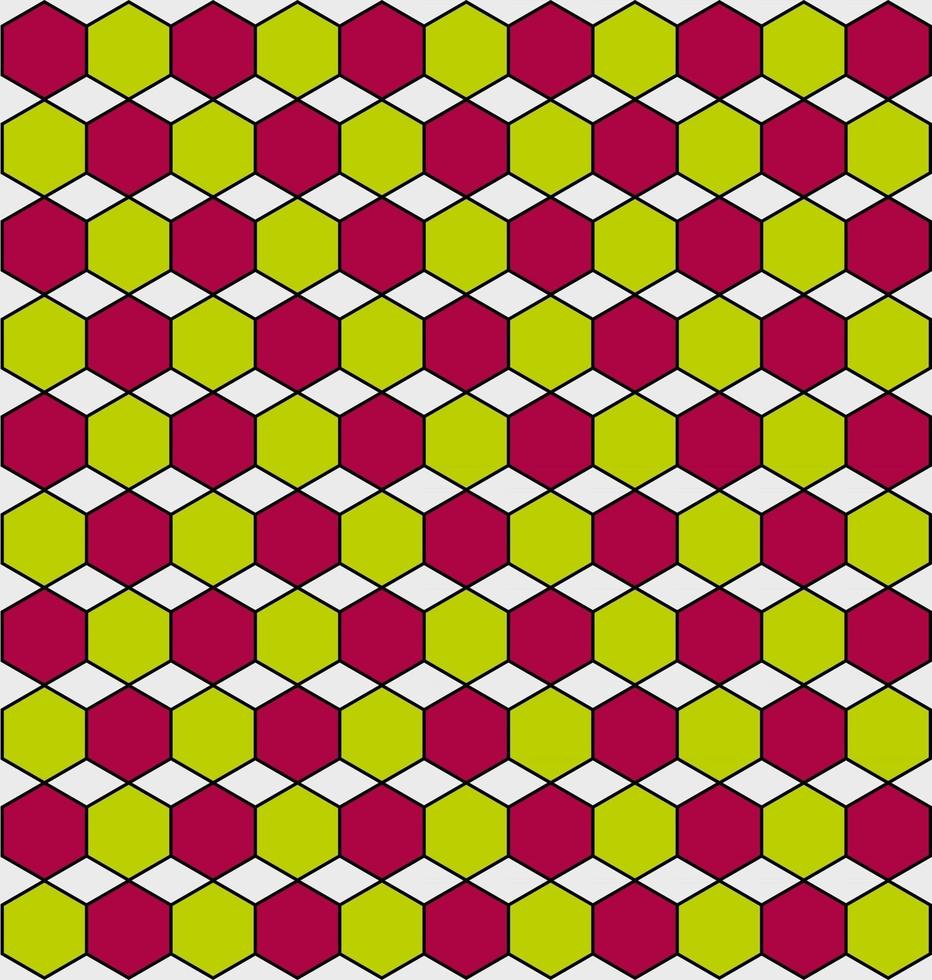 fond de motif hexagonal vecteur