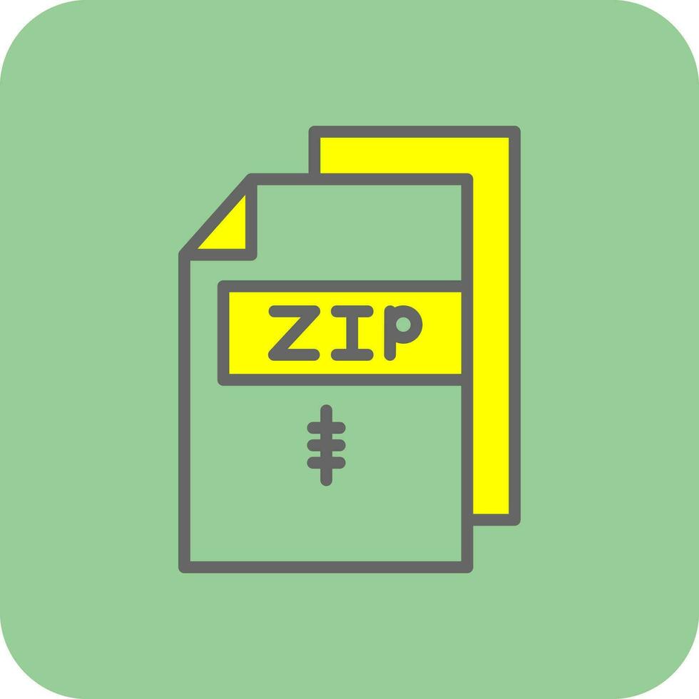 Zip *: français vecteur icône conception