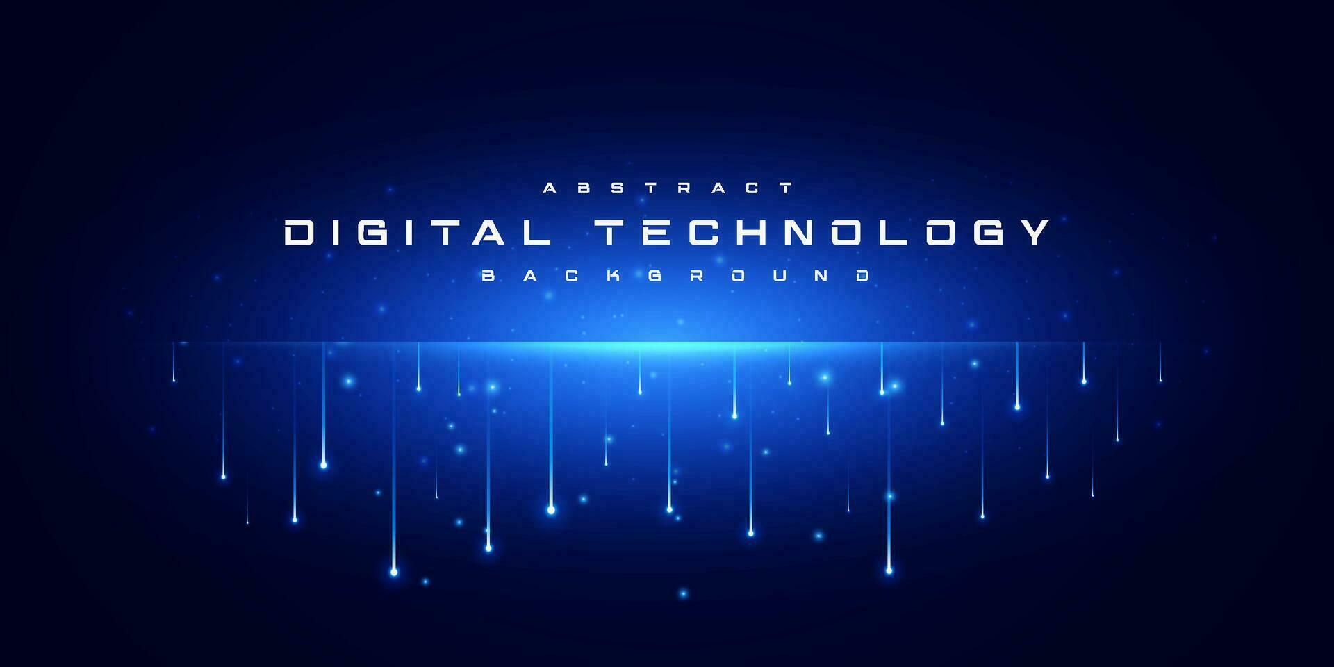 la vitesse de la technologie numérique connecte l'arrière-plan bleu-vert, l'information cyber-nano, la communication abstraite, les données technologiques futures de l'innovation, la connexion au réseau Internet, les mégadonnées ai, l'illustration de points de ligne 3d vecteur