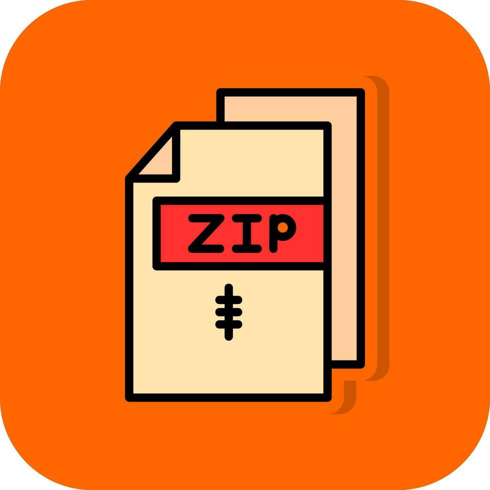 Zip *: français vecteur icône conception