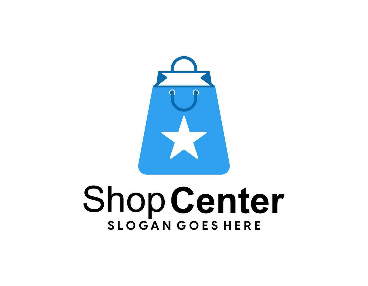 en ligne faire du shopping logo vecteur