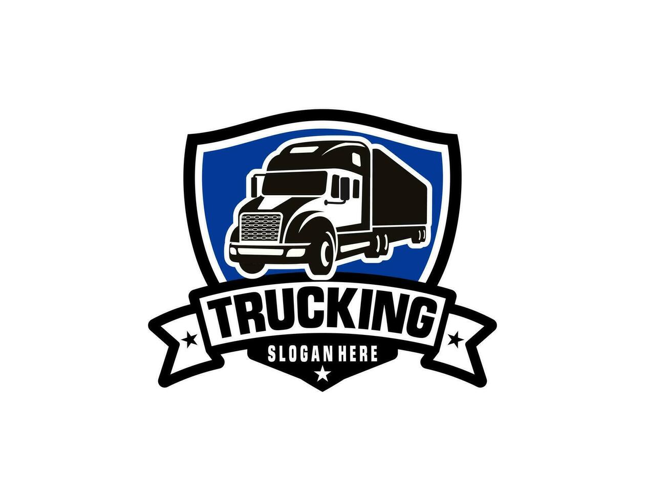 un camion silhouette abstrait logo modèle vecteur adapté pour la logistique ou automobile un camion un service entreprise