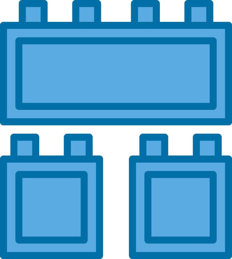 conception d'icônes vectorielles de blocs vecteur