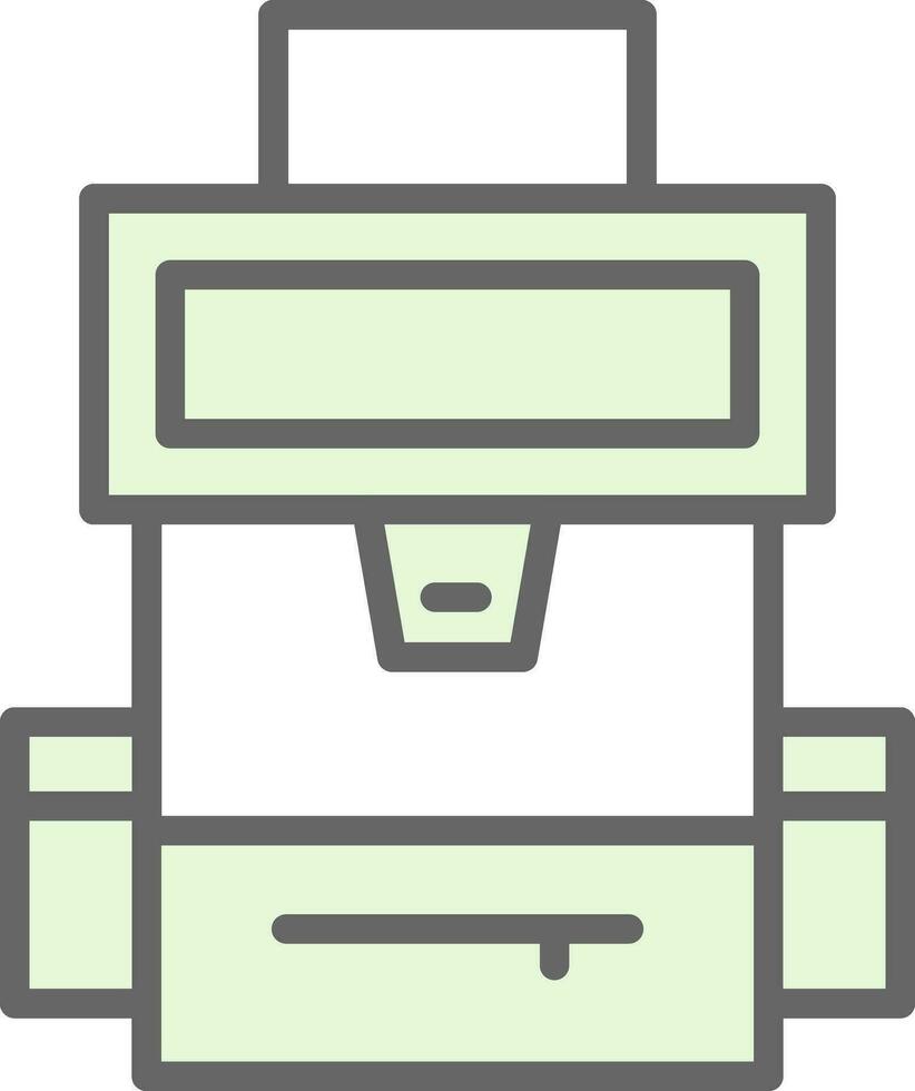 conception d'icône de vecteur de sac à dos