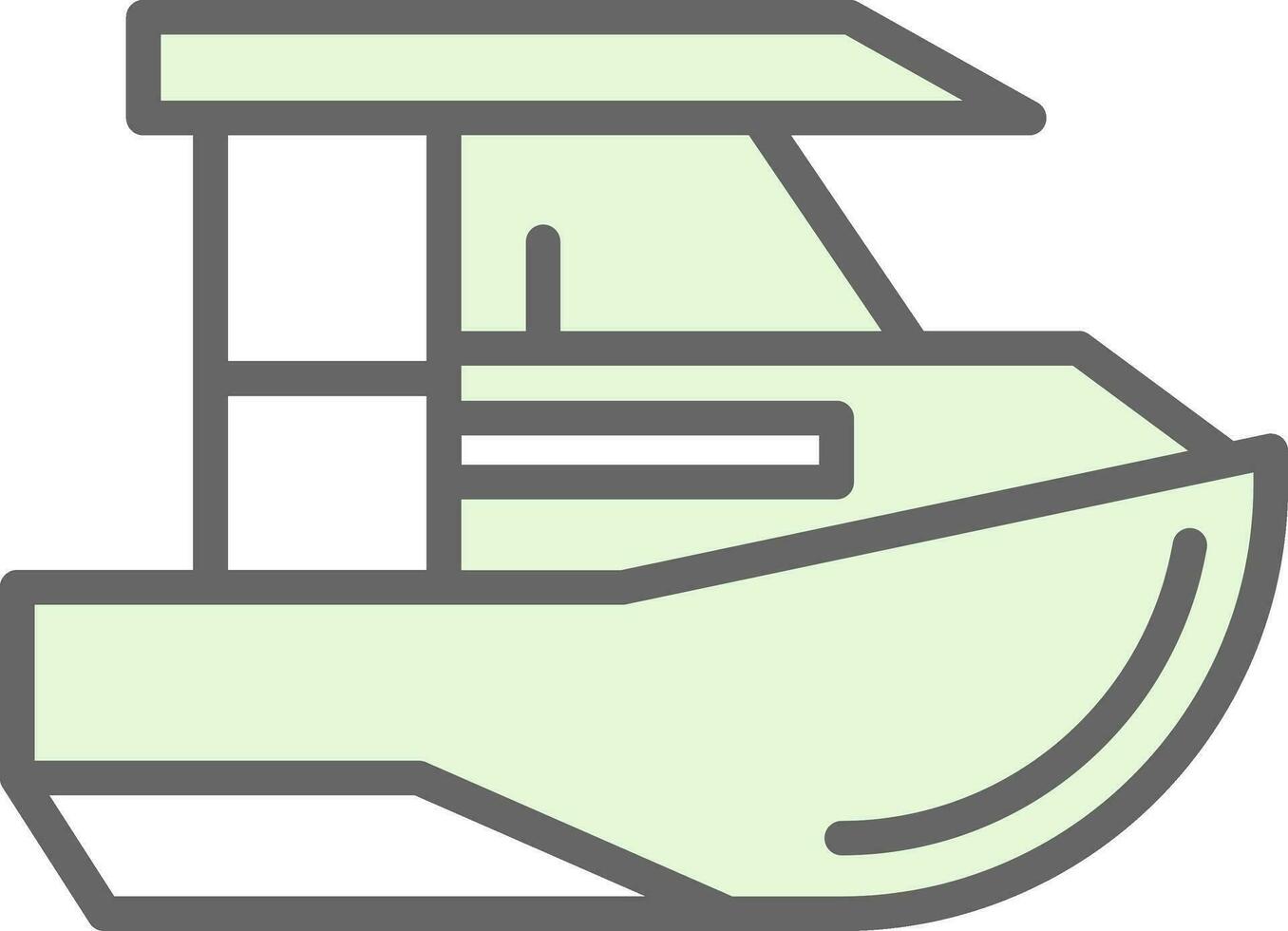 conception d'icône de vecteur de bateau