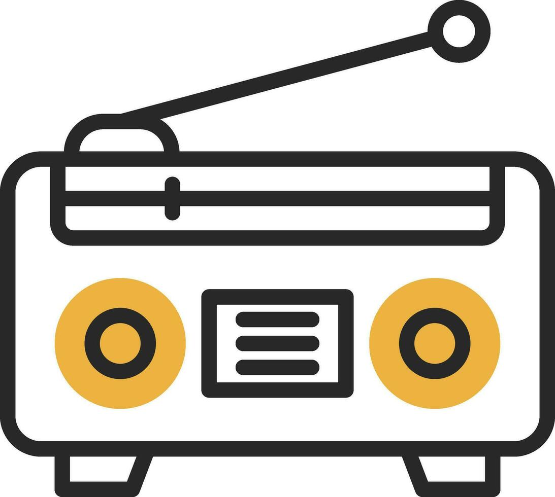 radio vecteur icône conception