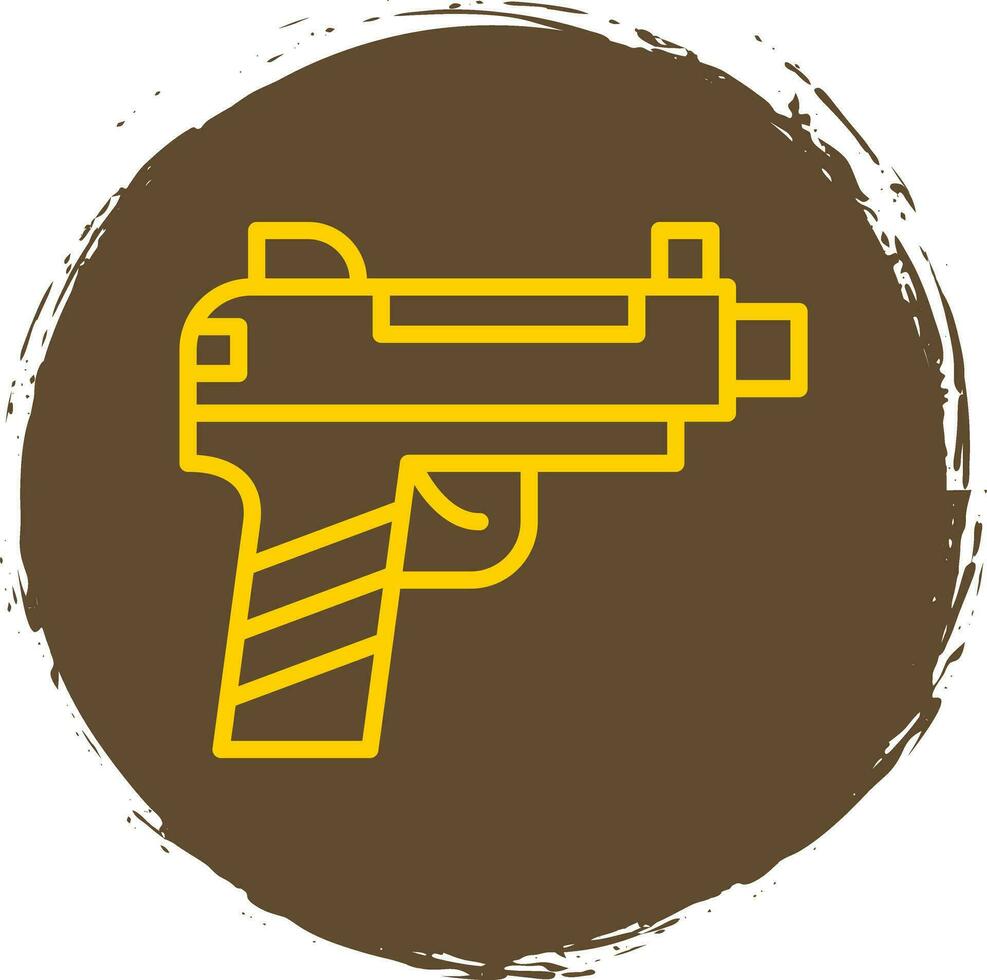 conception d'icône de vecteur d'arme