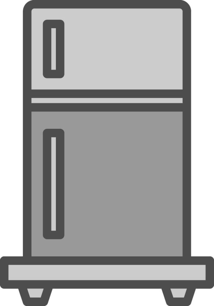 réfrigérateur vecteur icône conception