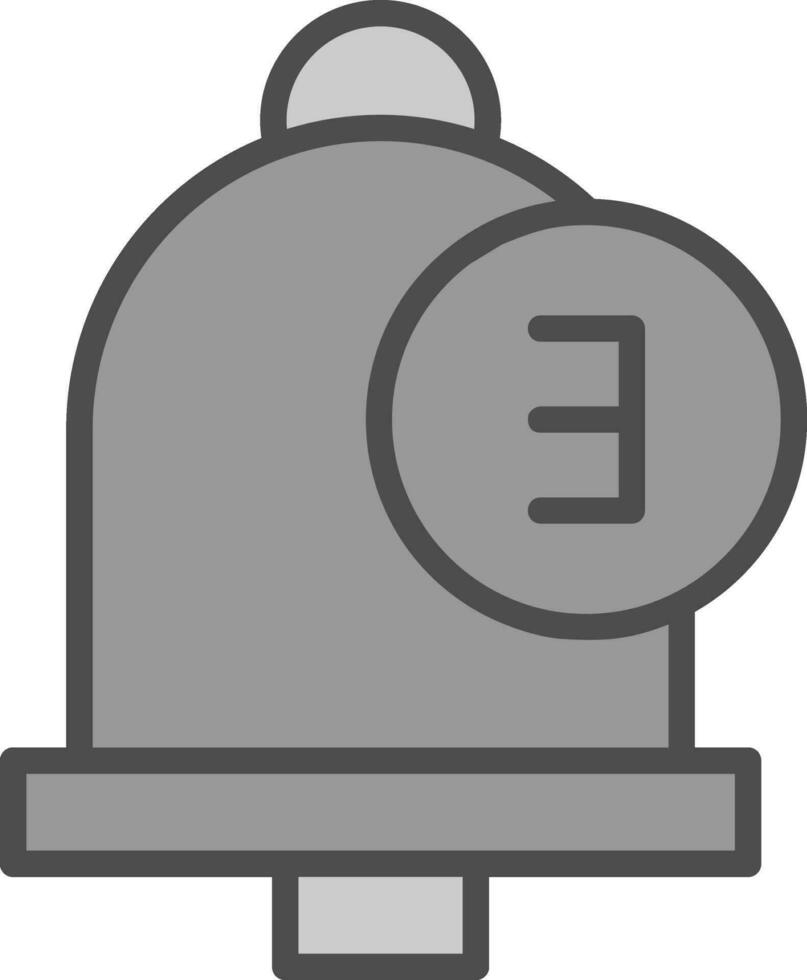 conception d'icône de vecteur de cloche de notification