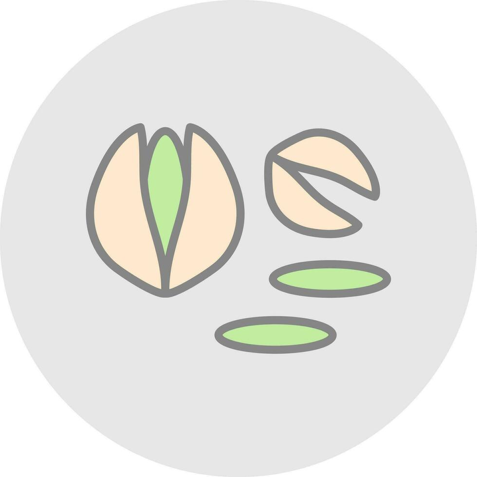 pistache vecteur icône conception