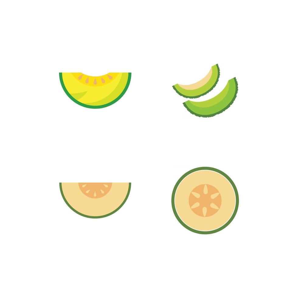 vecteur de logo de melons