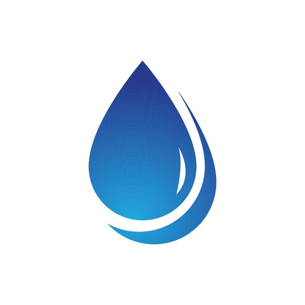 modèle de logo de goutte d'eau vecteur