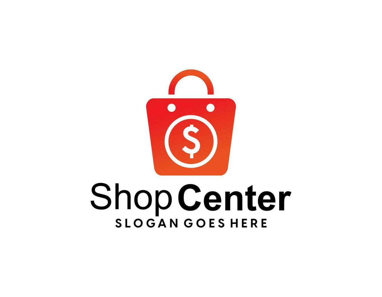 sac logo pour shope et lettre s logo vecteur. abstrait affaires logo conception. vecteur