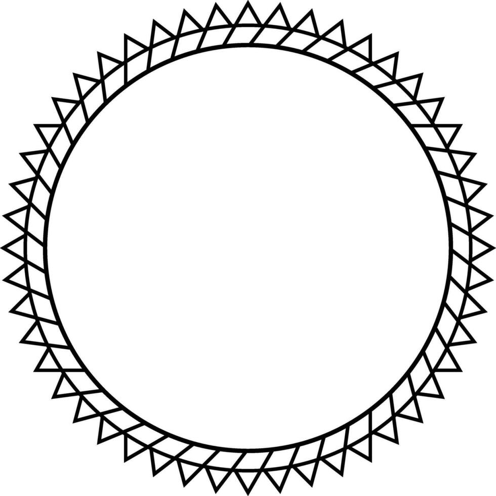 élément de cadre de cercle vecteur