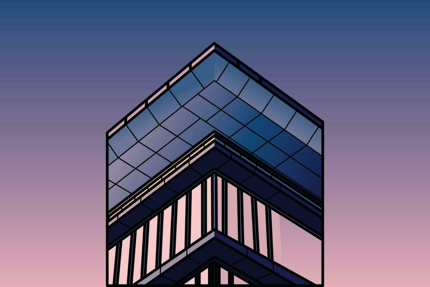moderne architecture bâtiment conception. Nouveau forme bâtiment icône. réel biens propriété bâtiment vecteur logo conception.