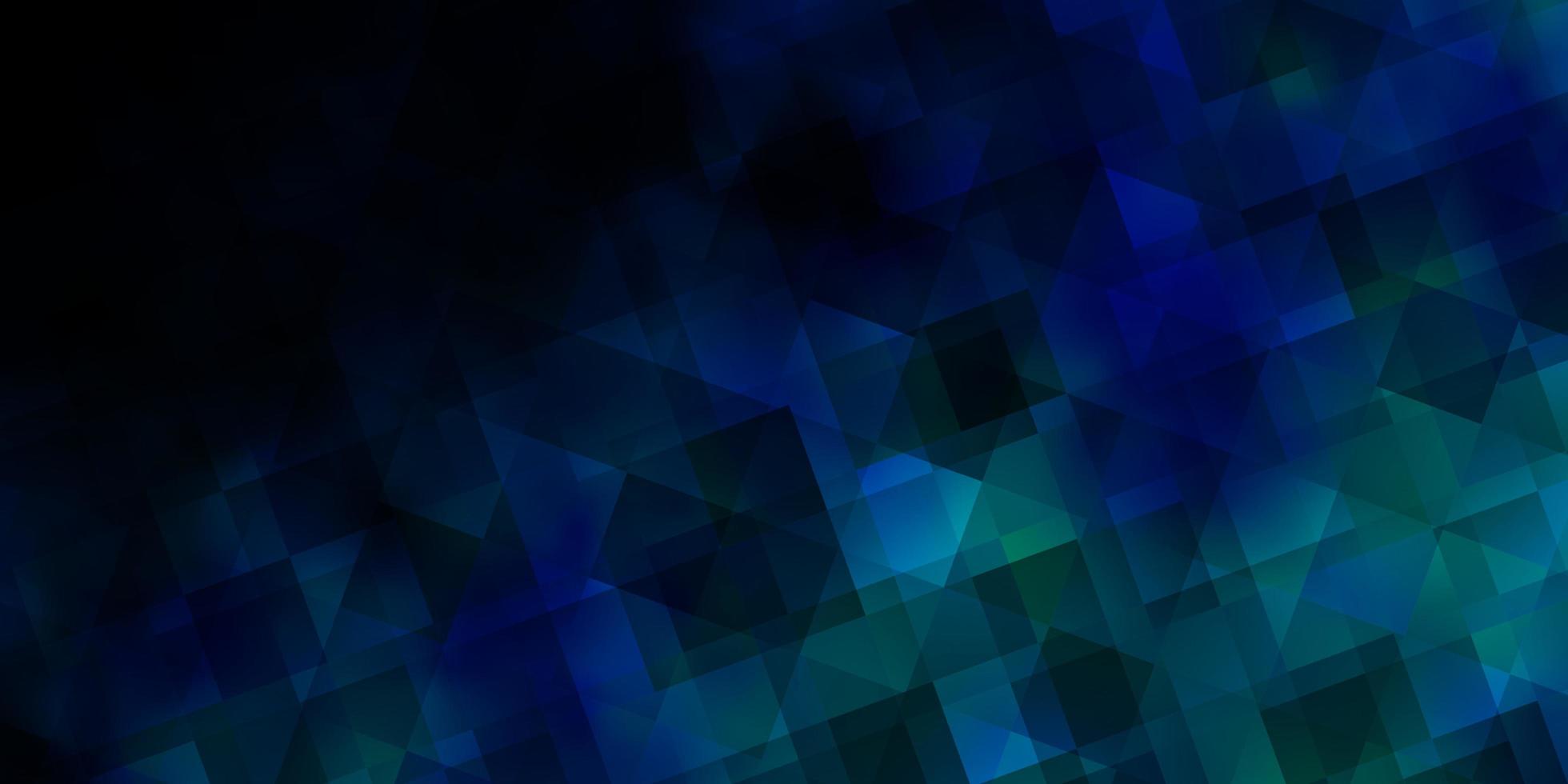 texture de vecteur bleu foncé avec un style triangulaire.