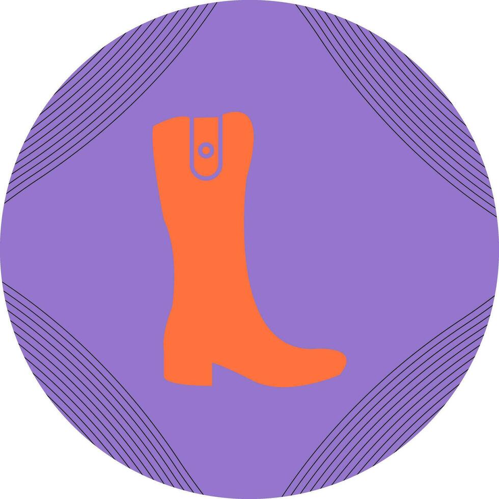 icône de vecteur de bottes longues