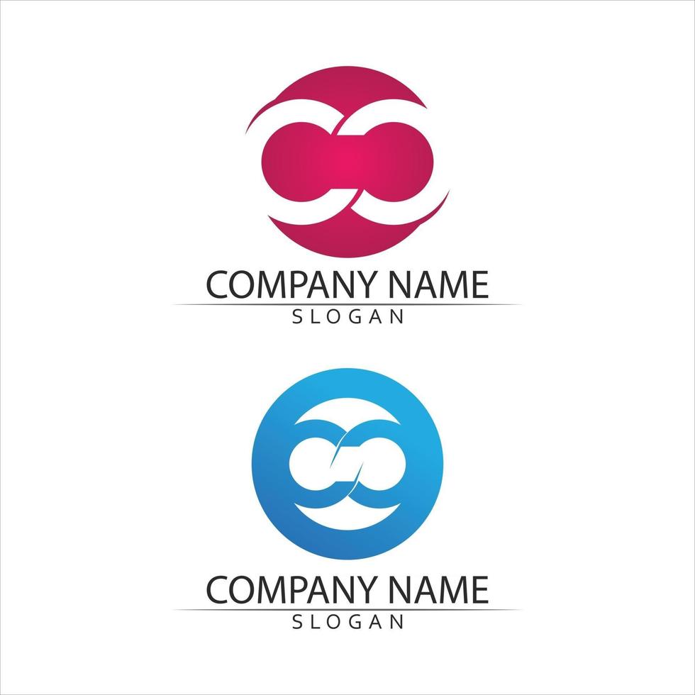 infini design vector design set logo pour l'icône de l'entreprise