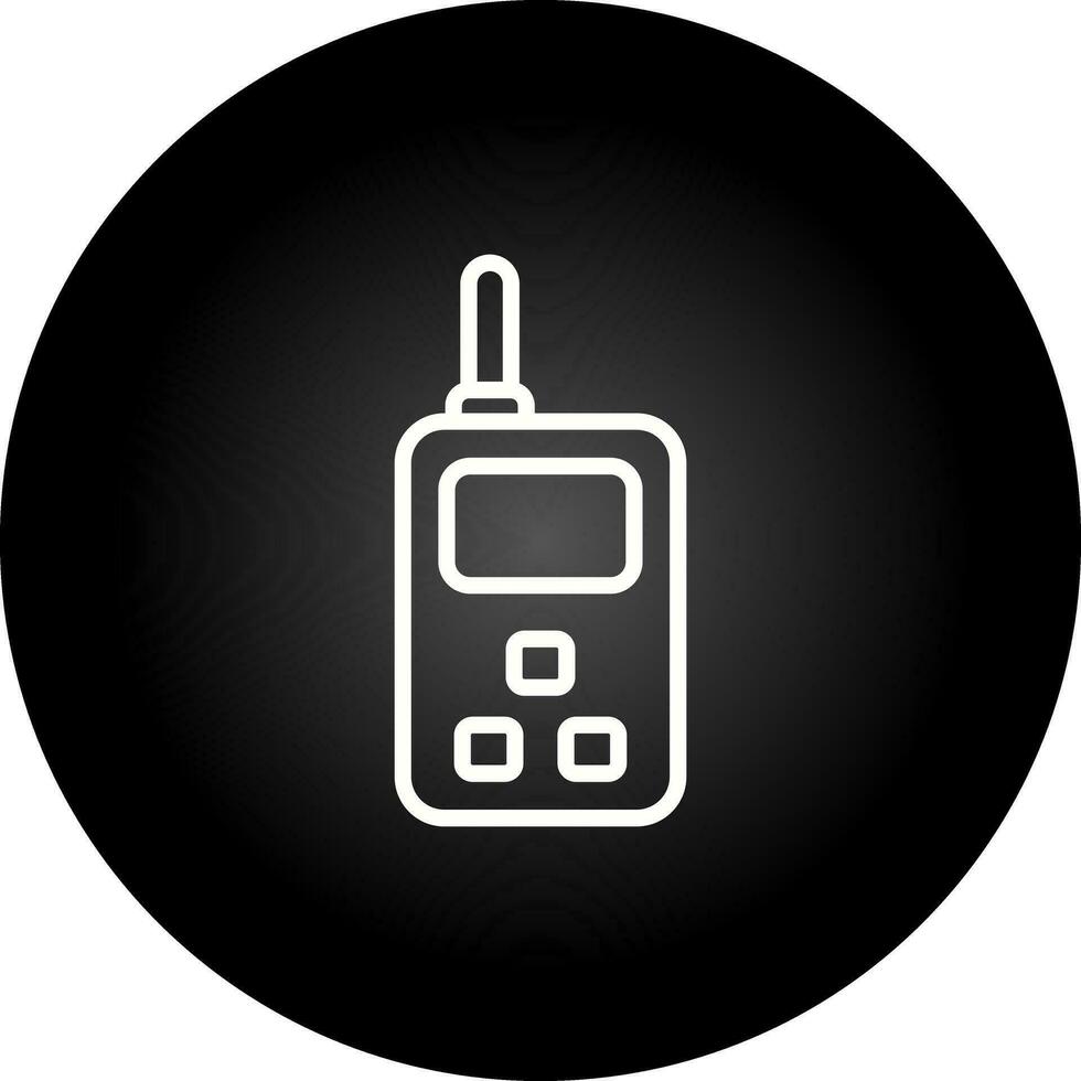 urgence radio vecteur icône