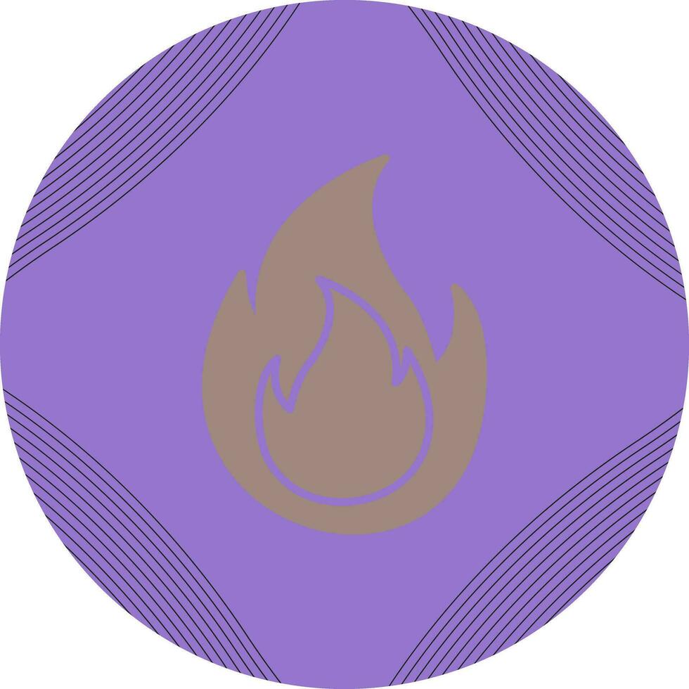 icône de vecteur de flamme