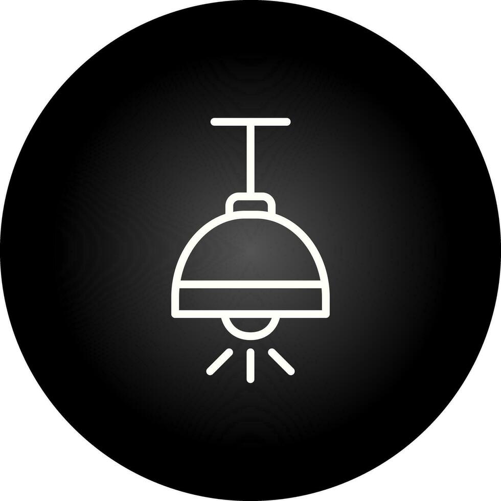 icône de vecteur de lampe de plafond