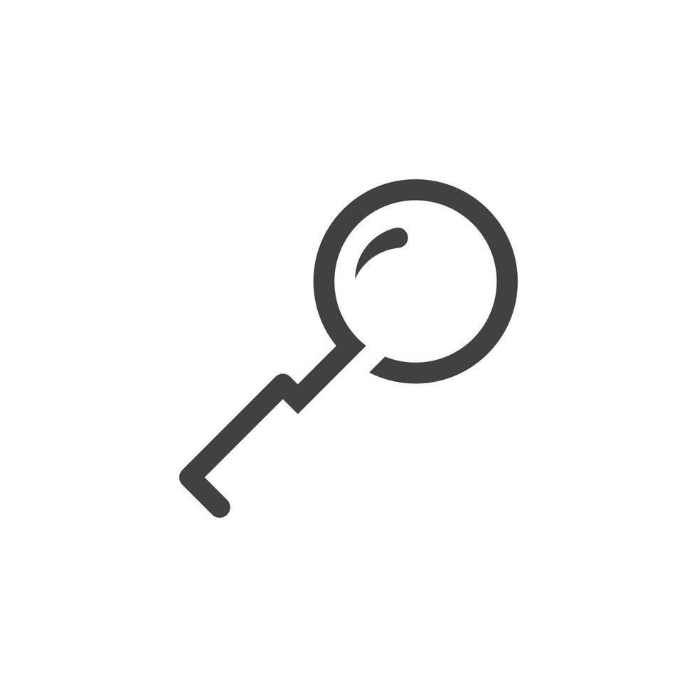icône de moteur de recherche de conception de vecteur de logo de recherche