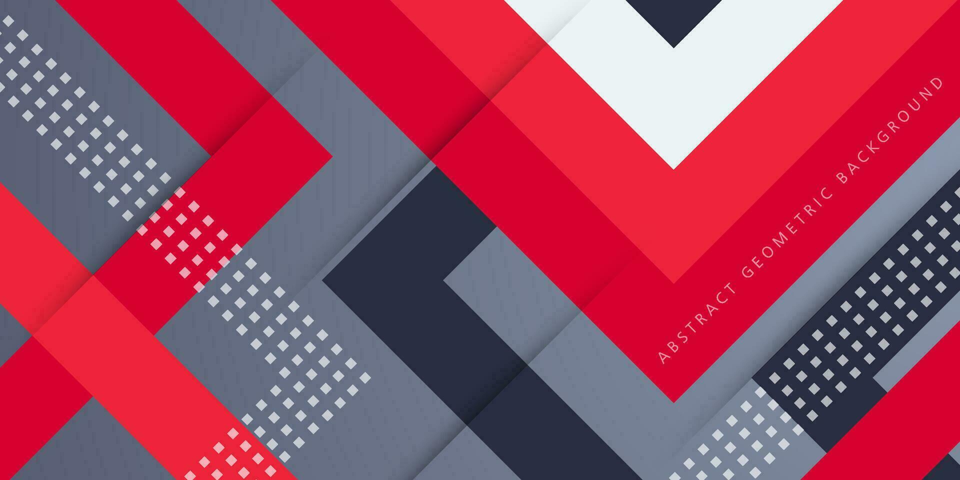 abstrait Contexte Triangle géométrique conception. gris, noir, et rouge rayures et flèches Contexte concept. brillant conception bannière. eps10 vecteur