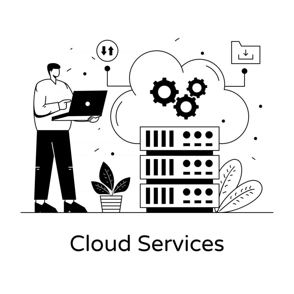 services cloud et stockage vecteur