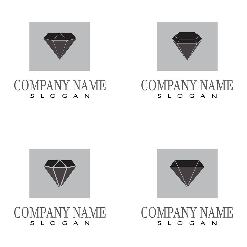 diamant logo modèle vecteur icône illustration design