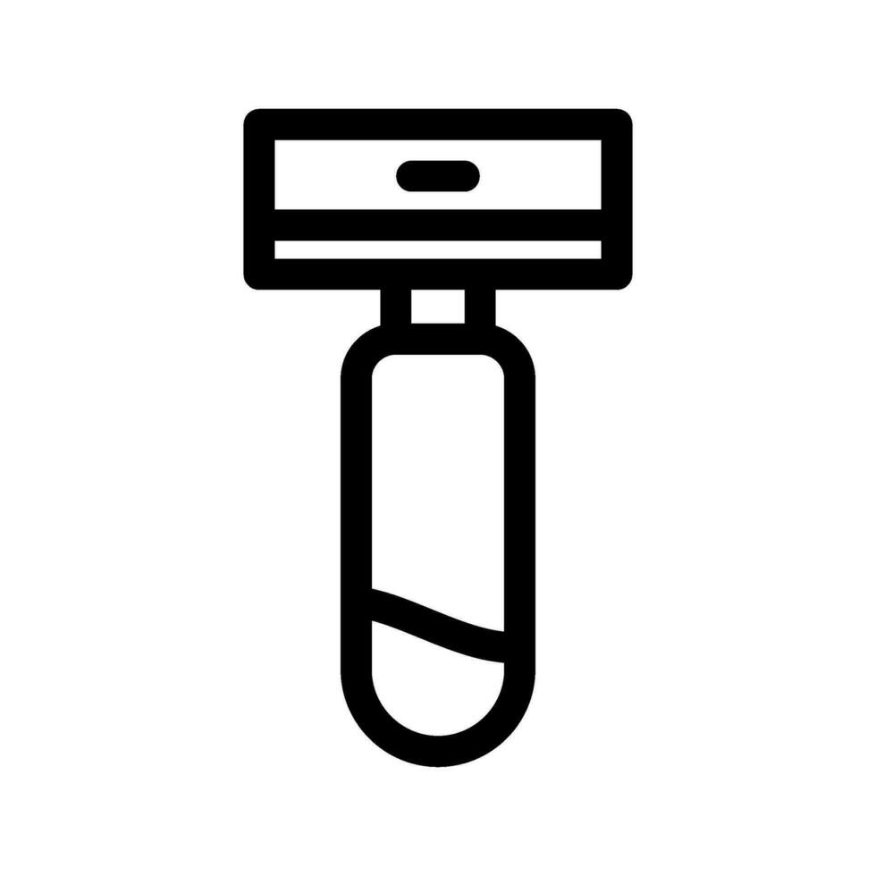 rasage le rasoir icône vecteur symbole conception illustration