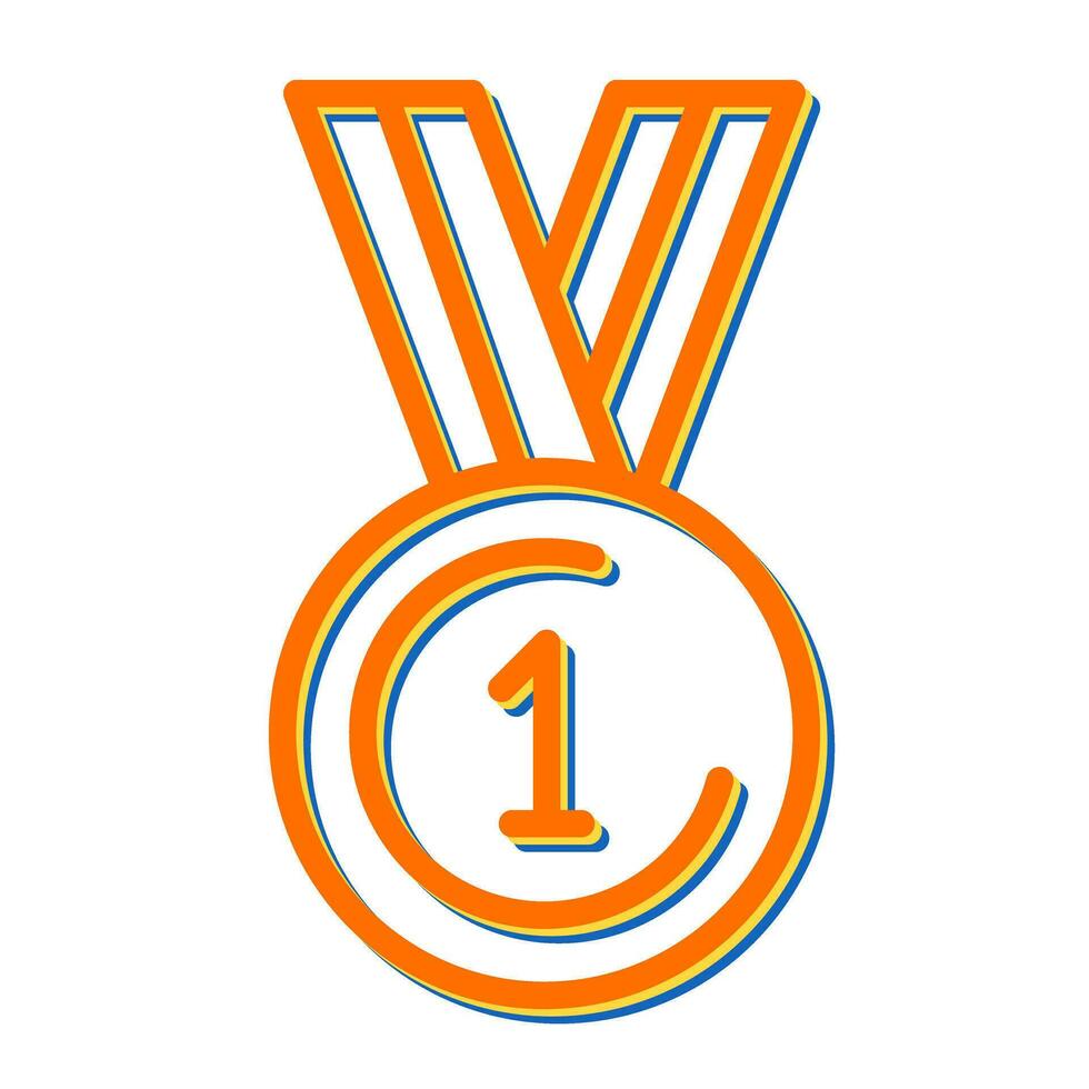 icône de vecteur de médaille