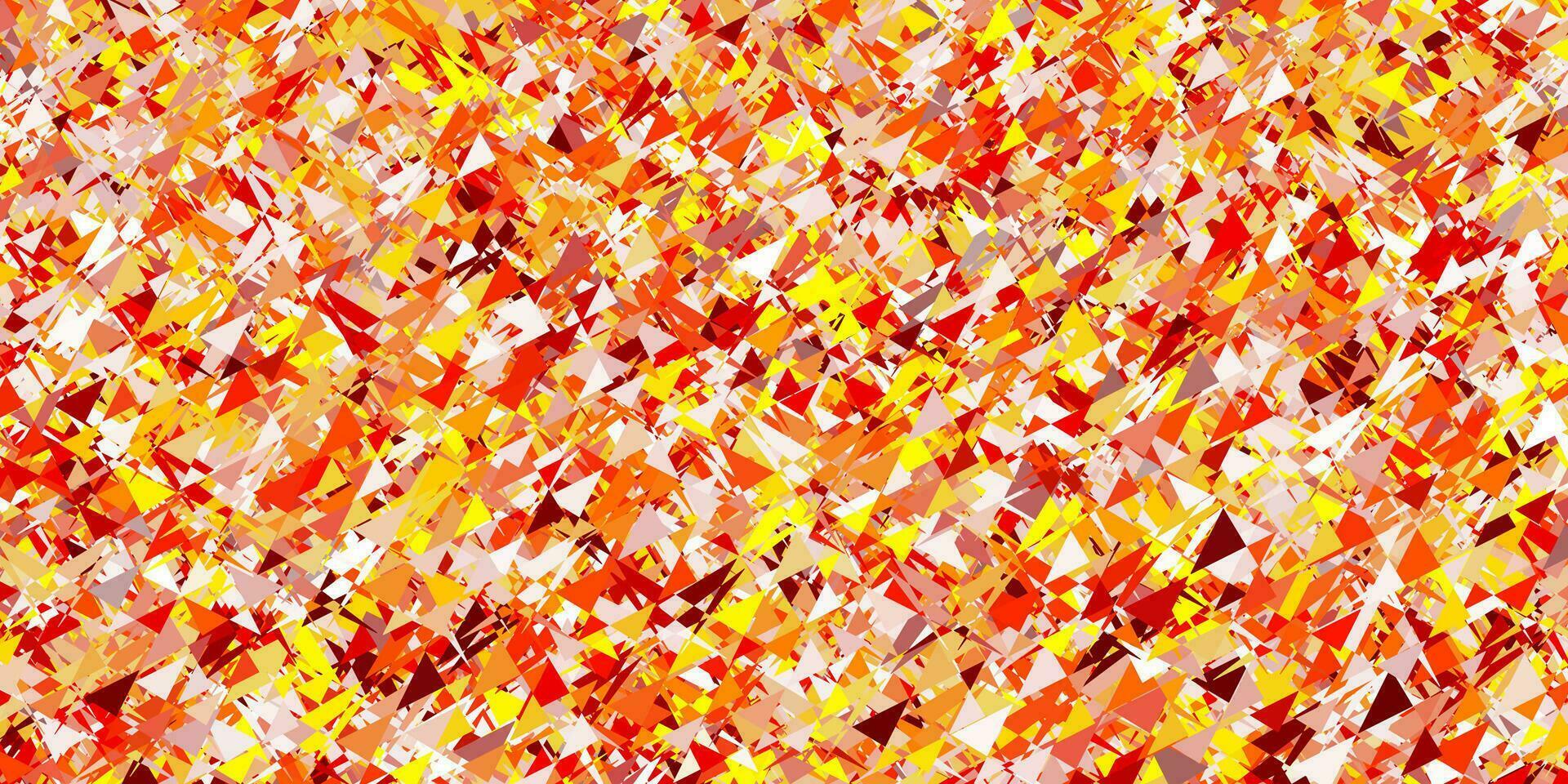 fond de vecteur orange clair avec un style polygonal.