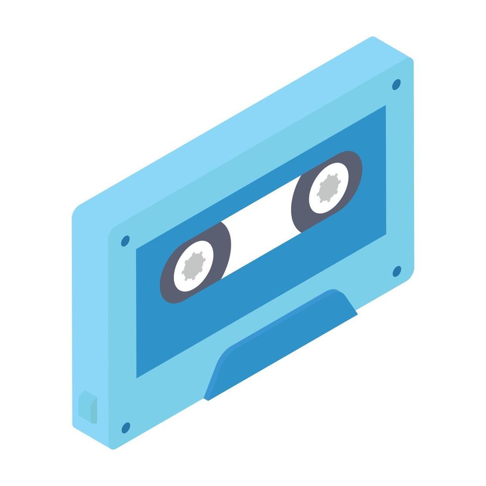 concepts de cassettes tendance vecteur