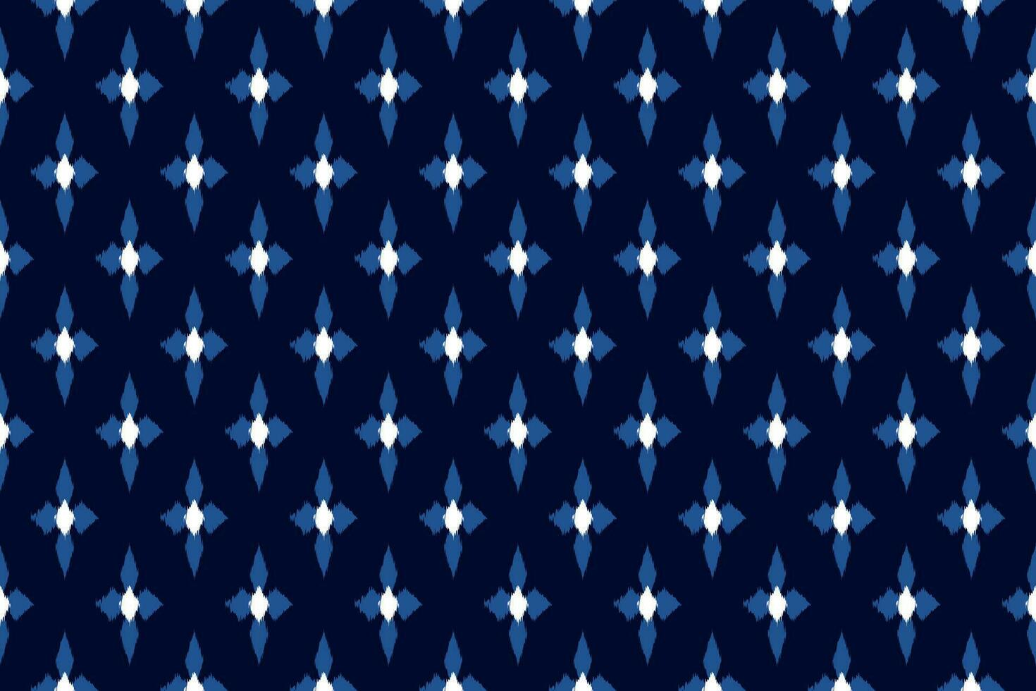 ethnique ikat géométrique sans couture modèle. conception pour tapis, vêtements, en tissu vecteur