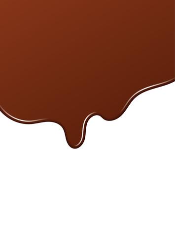 Chocolat liquide ou peinture brune. Illustration vectorielle vecteur