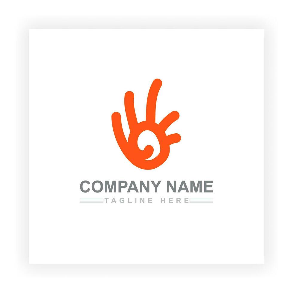 Orange empreintes et g lettre logo conception sur blanc Contexte adapté pour votre affaires logo besoins. vecteur