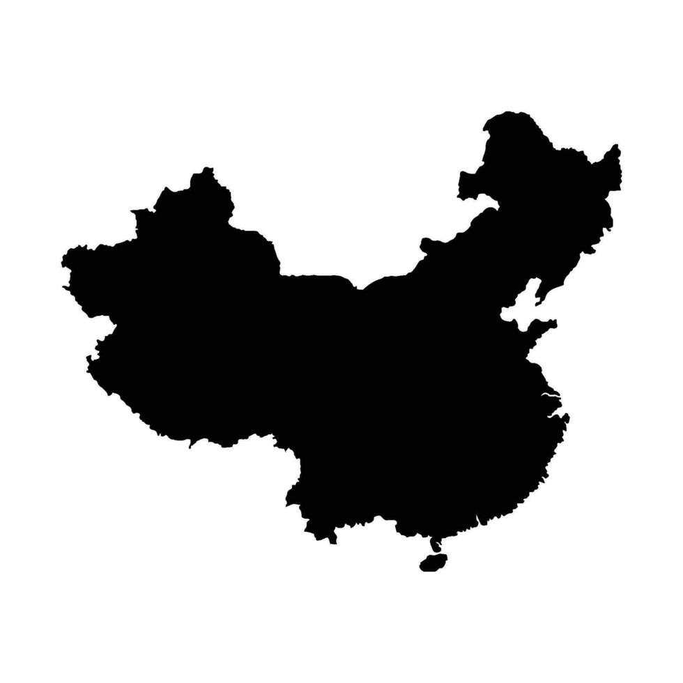 chinois carte icône vecteur
