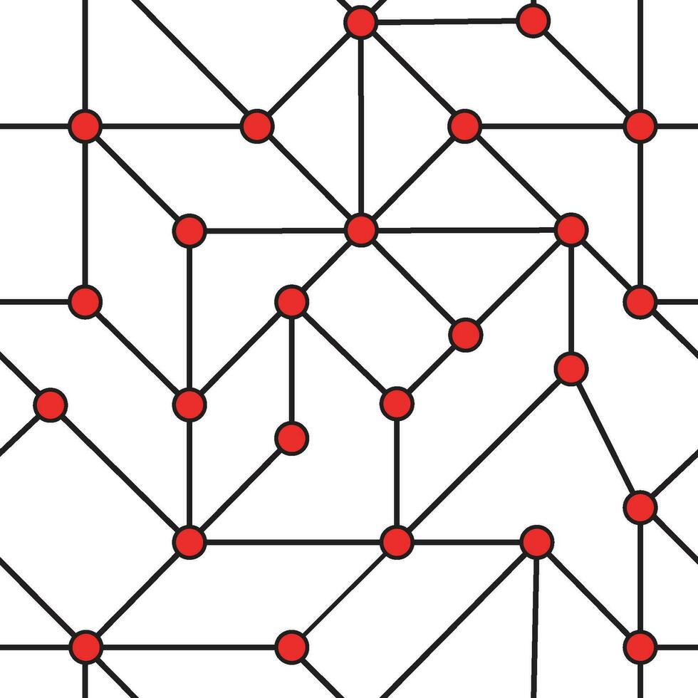 rouge réseau lien points répéter modèle vecteur