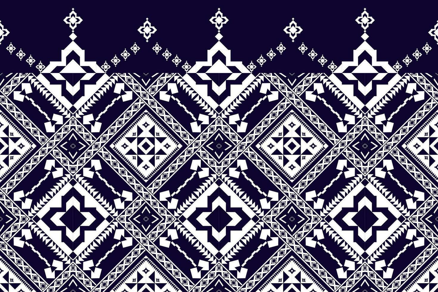 abstrait ethnique aztèque géométrique modèle conception pour contexte.ethnique ikat géométrique modèle pour vibrant couleur.coloré géométrique broderie pour textiles, tissu, vêtements, arrière-plan, batik, tricots vecteur
