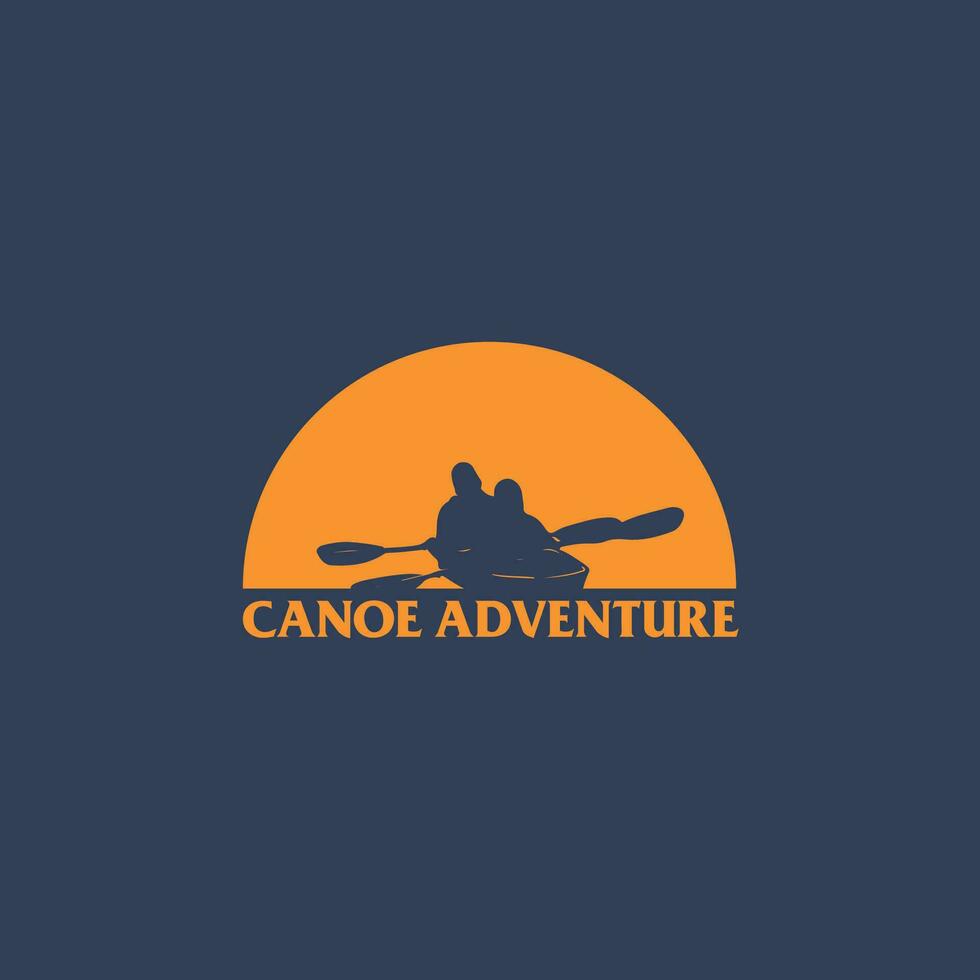 canoë logo vecteur