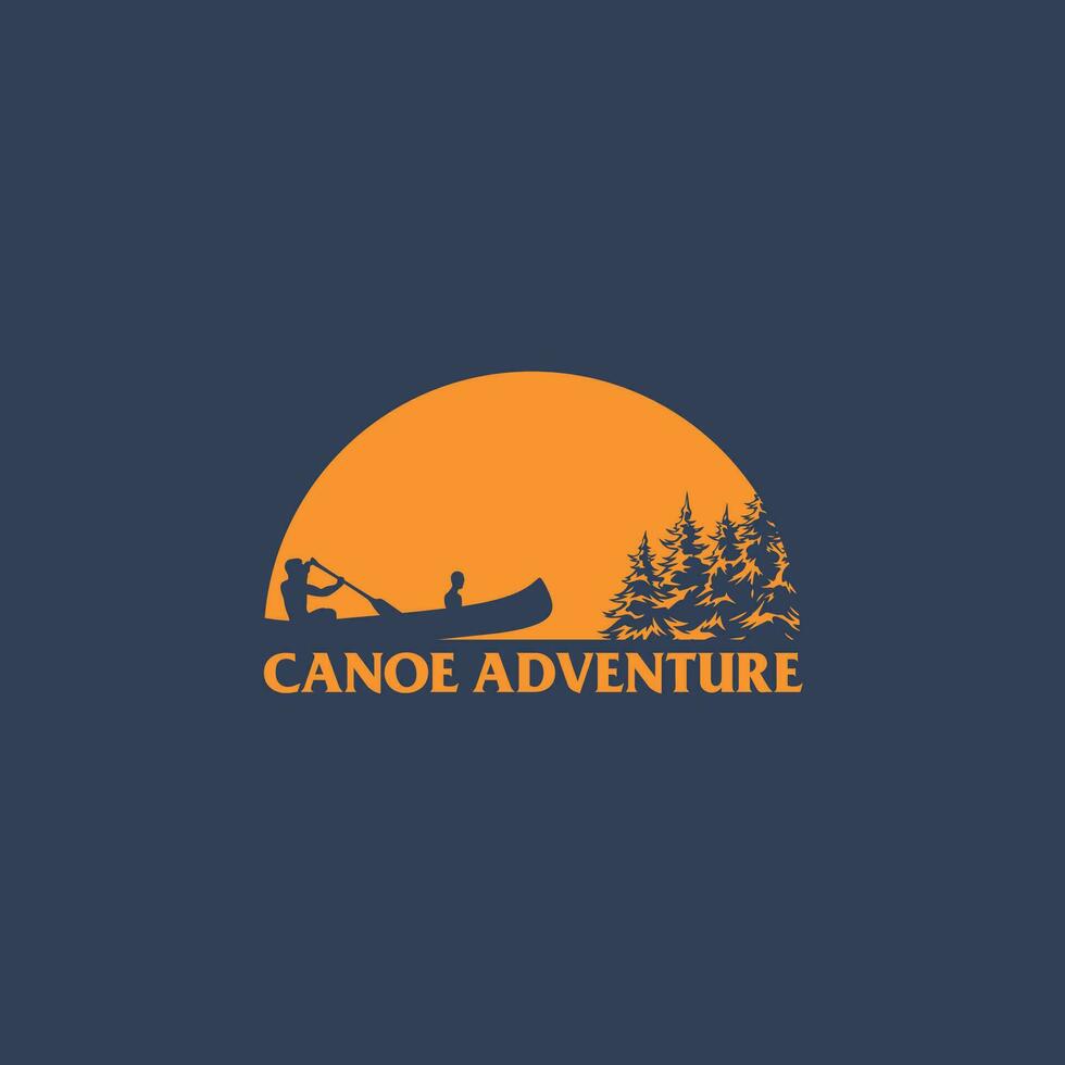 canoë logo vecteur