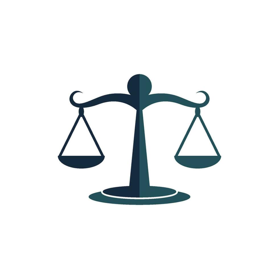 Justice loi logo modèle vecteur