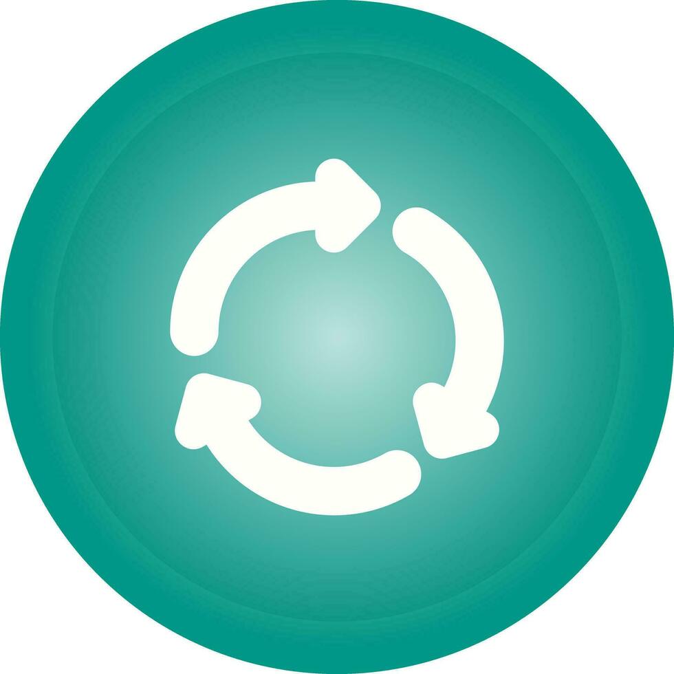recyclage symbole vecteur icône
