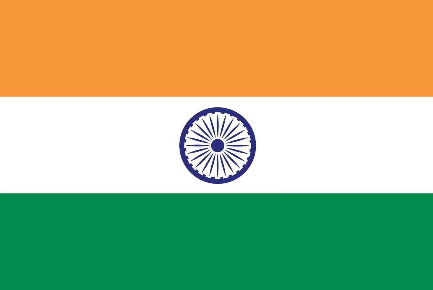 drapeau national indien vecteur